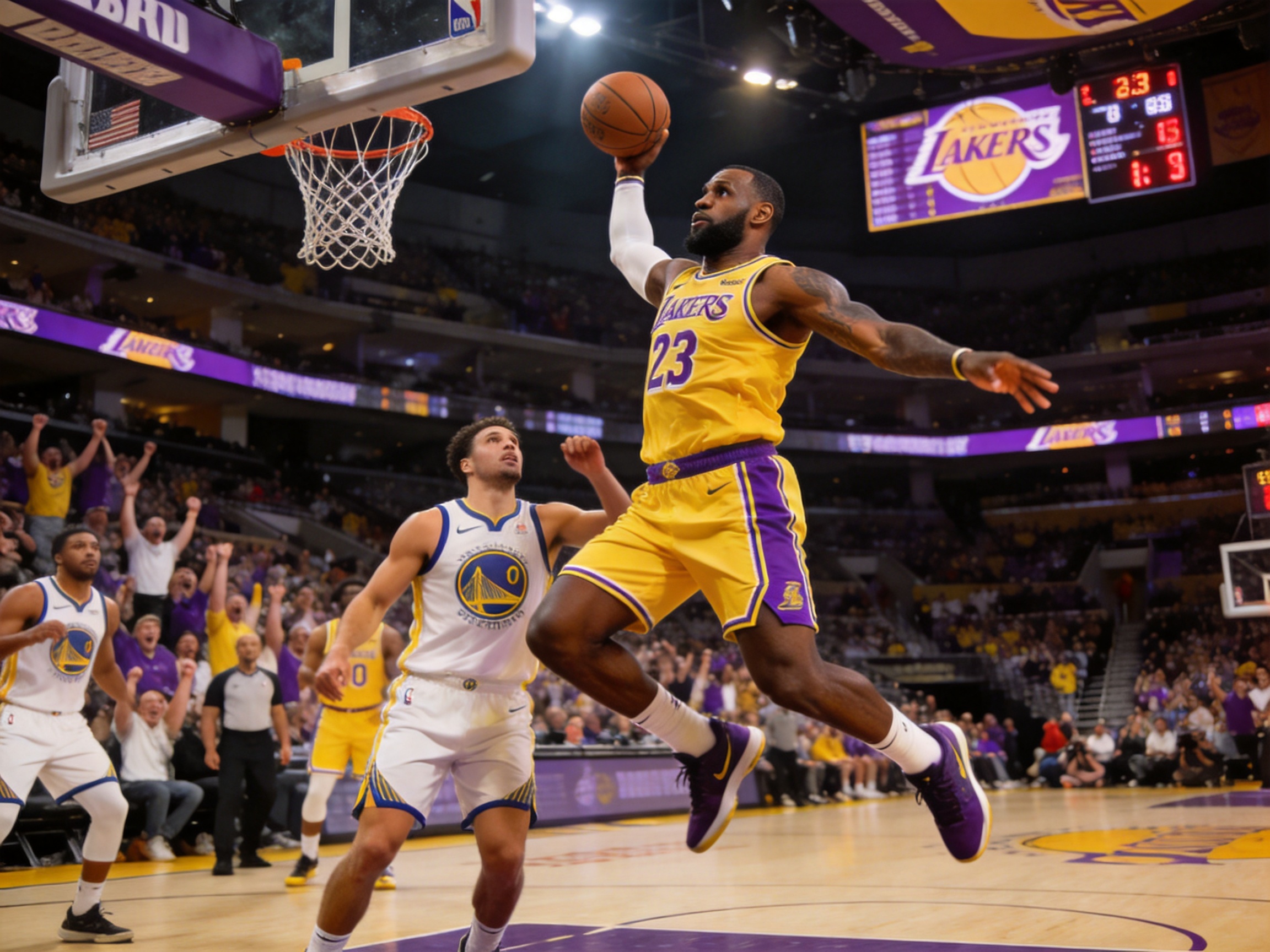 NBA湖人勇士